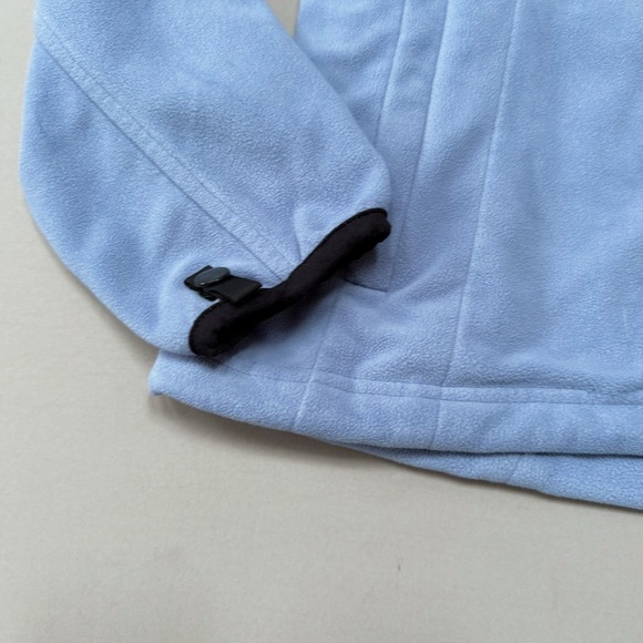 THE NORTH FACE periwinkle blue Wind Pro full zip fleece jacket, women’s M. - Picture 2 of 7